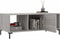 vidaXL - Salontafel - 102x50x40 - cm - bewerkt - hout - grijs - sonoma - eikenkleurig