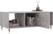 vidaXL - Salontafel - 102x50x40 - cm - bewerkt - hout - grijs - sonoma - eikenkleurig