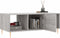 vidaXL - Salontafel - 102x50x40 - cm - bewerkt - hout - grijs - sonoma - eikenkleurig