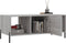 vidaXL - Salontafel - 102x50x40 - cm - bewerkt - hout - grijs - sonoma - eikenkleurig