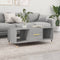 vidaXL - Salontafel - 102x50x40 - cm - bewerkt - hout - grijs - sonoma - eikenkleurig
