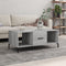 vidaXL - Salontafel - 102x50x40 - cm - bewerkt - hout - grijs - sonoma - eikenkleurig
