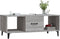vidaXL - Salontafel - 102x50x40 - cm - bewerkt - hout - grijs - sonoma - eikenkleurig