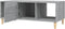 vidaXL - Salontafel - 102x50x40 - cm - bewerkt - hout - grijs - sonoma - eikenkleurig