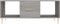 vidaXL - Salontafel - 102x50x40 - cm - bewerkt - hout - grijs - sonoma - eikenkleurig
