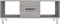 vidaXL - Salontafel - 102x50x40 - cm - bewerkt - hout - grijs - sonoma - eikenkleurig