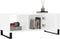 vidaXL - Salontafel - 102x50x40 - cm - bewerkt - hout - hoogglans - wit