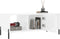 vidaXL - Salontafel - 102x50x40 - cm - bewerkt - hout - hoogglans - wit
