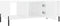 vidaXL - Salontafel - 102x50x40 - cm - bewerkt - hout - hoogglans - wit