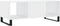 vidaXL - Salontafel - 102x50x40 - cm - bewerkt - hout - hoogglans - wit