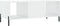 vidaXL - Salontafel - 102x50x40 - cm - bewerkt - hout - hoogglans - wit