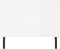 vidaXL - Salontafel - 102x50x40 - cm - bewerkt - hout - hoogglans - wit
