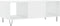 vidaXL - Salontafel - 102x50x40 - cm - bewerkt - hout - hoogglans - wit