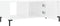 vidaXL - Salontafel - 102x50x40 - cm - bewerkt - hout - hoogglans - wit