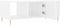 vidaXL - Salontafel - 102x50x40 - cm - bewerkt - hout - hoogglans - wit