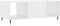 vidaXL - Salontafel - 102x50x40 - cm - bewerkt - hout - hoogglans - wit