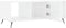 vidaXL - Salontafel - 102x50x40 - cm - bewerkt - hout - hoogglans - wit