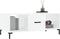 vidaXL - Salontafel - 102x50x40 - cm - bewerkt - hout - hoogglans - wit