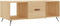 vidaXL - Salontafel - 102x50x40 - cm - bewerkt - hout - sonoma - eikenkleurig