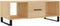 vidaXL - Salontafel - 102x50x40 - cm - bewerkt - hout - sonoma - eikenkleurig