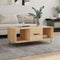 vidaXL - Salontafel - 102x50x40 - cm - bewerkt - hout - sonoma - eikenkleurig