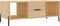 vidaXL - Salontafel - 102x50x40 - cm - bewerkt - hout - sonoma - eikenkleurig