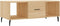 vidaXL - Salontafel - 102x50x40 - cm - bewerkt - hout - sonoma - eikenkleurig