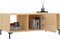 vidaXL - Salontafel - 102x50x40 - cm - bewerkt - hout - sonoma - eikenkleurig