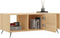 vidaXL - Salontafel - 102x50x40 - cm - bewerkt - hout - sonoma - eikenkleurig