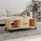 vidaXL - Salontafel - 102x50x40 - cm - bewerkt - hout - sonoma - eikenkleurig
