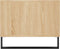vidaXL - Salontafel - 102x50x40 - cm - bewerkt - hout - sonoma - eikenkleurig