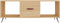 vidaXL - Salontafel - 102x50x40 - cm - bewerkt - hout - sonoma - eikenkleurig