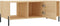 vidaXL - Salontafel - 102x50x40 - cm - bewerkt - hout - sonoma - eikenkleurig
