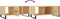 vidaXL - Salontafel - 102x50x40 - cm - bewerkt - hout - sonoma - eikenkleurig