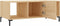 vidaXL - Salontafel - 102x50x40 - cm - bewerkt - hout - sonoma - eikenkleurig