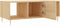 vidaXL - Salontafel - 102x50x40 - cm - bewerkt - hout - sonoma - eikenkleurig