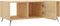 vidaXL - Salontafel - 102x50x40 - cm - bewerkt - hout - sonoma - eikenkleurig