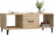 vidaXL - Salontafel - 102x50x40 - cm - bewerkt - hout - sonoma - eikenkleurig