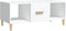 vidaXL - Salontafel - 102x50x40 - cm - bewerkt - hout - wit