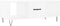 vidaXL - Salontafel - 102x50x40 - cm - bewerkt - hout - wit