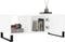 vidaXL - Salontafel - 102x50x40 - cm - bewerkt - hout - wit