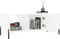 vidaXL - Salontafel - 102x50x40 - cm - bewerkt - hout - wit