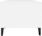vidaXL - Salontafel - 102x50x40 - cm - bewerkt - hout - wit
