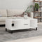 vidaXL - Salontafel - 102x50x40 - cm - bewerkt - hout - wit
