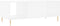 vidaXL - Salontafel - 102x50x40 - cm - bewerkt - hout - wit