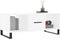 vidaXL - Salontafel - 102x50x40 - cm - bewerkt - hout - wit