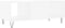 vidaXL - Salontafel - 102x50x40 - cm - bewerkt - hout - wit