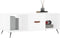 vidaXL - Salontafel - 102x50x40 - cm - bewerkt - hout - wit
