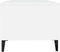 vidaXL - Salontafel - 102x50x40 - cm - bewerkt - hout - wit