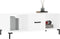 vidaXL - Salontafel - 102x50x40 - cm - bewerkt - hout - wit